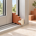 Terracotta Adjustable Sliding Door & Window Track Stopper